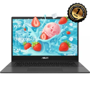 ASUS 14" Business Chromebook – Gray, 4GB RAM, 320GB Storage