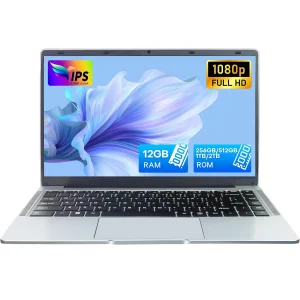 14.1" Ultra-Slim Windows 11 Pro Laptop for Office & Study
