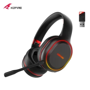 Kofire UG-05 Wireless Gaming Headset for PS4/PS5/PC/Switch, RGB, Mic