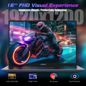 ACEMAGIC RX16 Ultra-Slim 16" Laptop with AMD Ryzen 7 7735HS