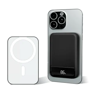 10000mAh Magnetic Wireless Power Bank with PD 20W & LED Display