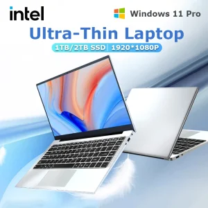 14.1" Ultra-Slim Laptop – Intel Atom A3950, 12GB RAM, 1TB/2TB SSD, Windows 11 Pro