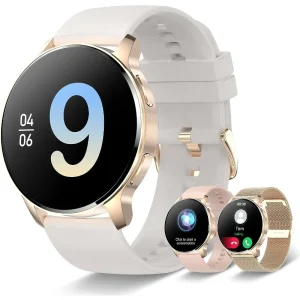 Women’s Smartwatch – Fitness & Call, HD Display, Waterproof